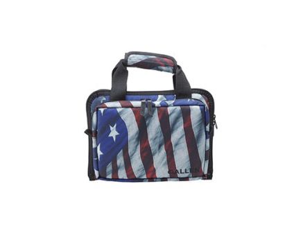 Allen Victory Duplex Double Handgun Case, Endura Fabric w/ American Flag Finish - 7609
