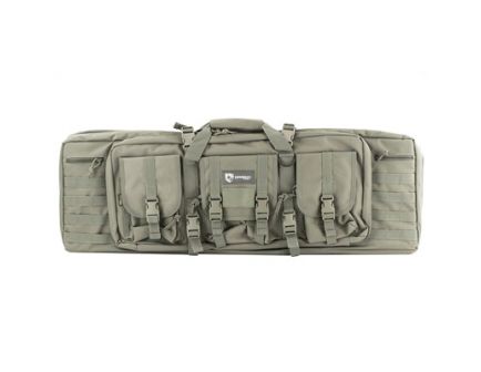 Drago Gear Double Rifle Gun 36" Case, Seal Gray - 12-301GY