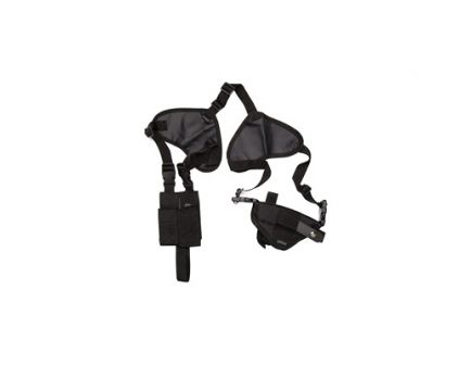 Bulldog Cases Deluxe Pro Ambi Shoulder Holster, Fits Large Revolver w/ 2.5" Barrel, Black - WSHD 2