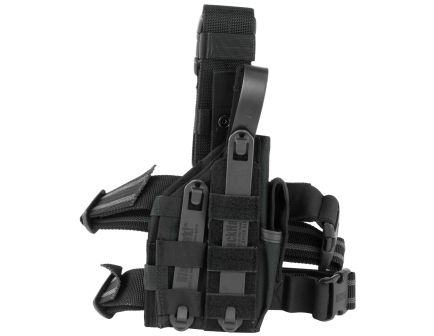 Blackhawk Omega VI Ultra Size Ambidextrous Hand Beretta 92 Modular Light Holster, Plain Black - 40MLH1BK