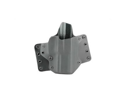BlackPoint Tactical Leather Wing 1.75" Loop RH OWB Holster For Sig P320C, Black - 104670
