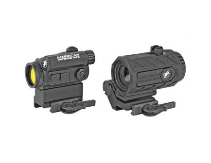 American Defense DUO Red Dot Magnifier Combo 2 MOA - RD-T1-CO-3X