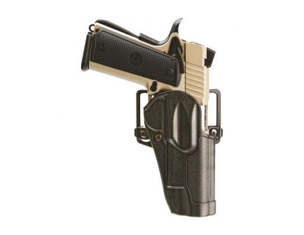 Blackhawk Standard CQC Size 63 Right Hand Smith & Wesson M&P Shield Concealment Injection Molded Sportster Holster, Matte Black - 415663BK-R