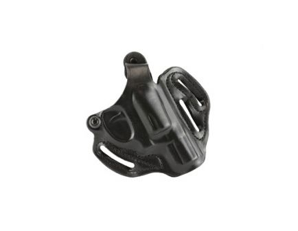 DeSantis Gunhide Scabbard Belt Holster Fits 2-2.25" S&W J-Frame RH w/ Thumb Break, Black - 001BA02Z0