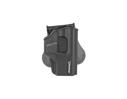 Bulldog Cases Rapid Release RH OWB Paddle Holster For Sig P320, Black - RR-S320