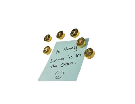 2 Monkey Trading Magnets 12 Gauge Brass , 5 Pack - LSM5-12B