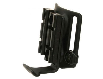 Blackhawk Dual Rail Belt Loop for Weapon-Mounted Picatinny Rail Lights such as Streamlight M-3/M-6 Family of Lights, Black - 411300CBK
