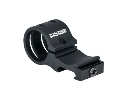 Blackhawk 1" 6061 T6 Aluminum Alloy Offset Flashlight Rail Mount, Black - 71RM01BK