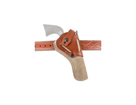 DeSantis Gunhide Wild Hog Cowboy Belt Holster Fits Ruger Wrangler, Ambi, Tan Leather - 189NJ9QZ0
