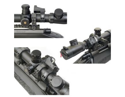 GG&G Ring System with The Mini Red Dot Mounting Platform, Black - GGG-1327
