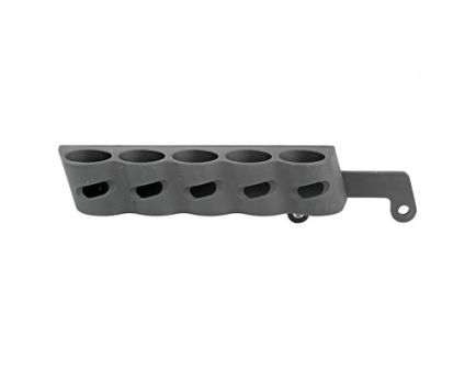 GG&G 5 Shot Side Saddle Holds 12 Gauge Ammo w/ QD Sling Attachment Fits Rem 870 Tac-14, Black - GGG-2005
