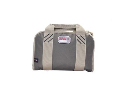 G-Outdoors Soft Pistol Case Holds 4 Pistols, Green/Tan - GPS-1310PCRK