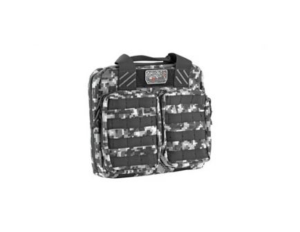 G-Outdoors Tactical Double Pistol Case, Gray Digital Camo - GPS-T1413PCGD