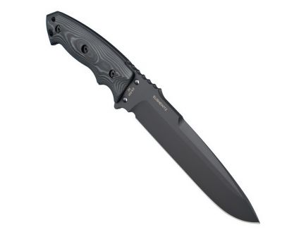 Hogue EX-F01 Drop Point Fixed Blade Knife, 7", Black - 35159
