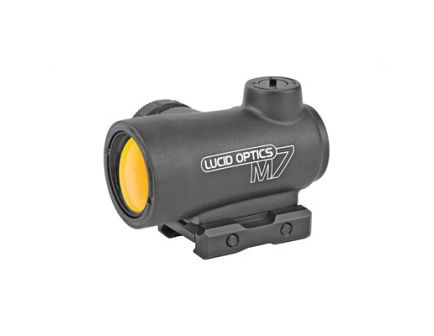 Lucid Optics M7 4MOA Red Dot w/ M5 Reticle & Picatinny Mount, Matte Black - L-M7