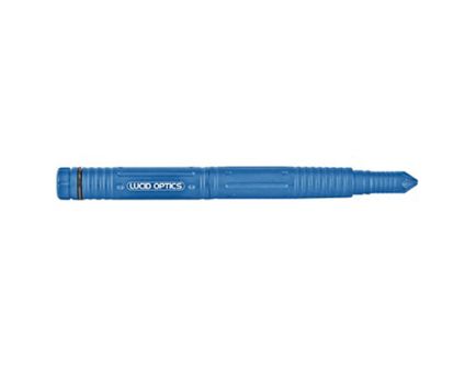 Lucid Optics Tactical Pen w/ Piercing Point & Black Ink, Blue Anodized - L-TACPEN