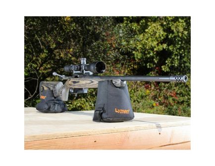 Lyman Filled Crosshair Rear Shooting Rest Bag, 600 Denier Nylon, Black - 7837804