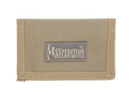 Maxpedition Micro Wallet, 4.5" L x 3" W, Khaki - 0218K