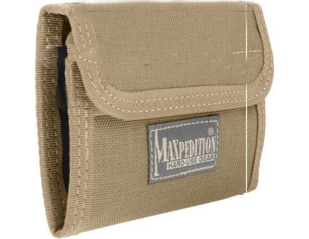 Maxpedition Spartan Wallet, 5.5" L x 3.75" W, Khaki - 0229K