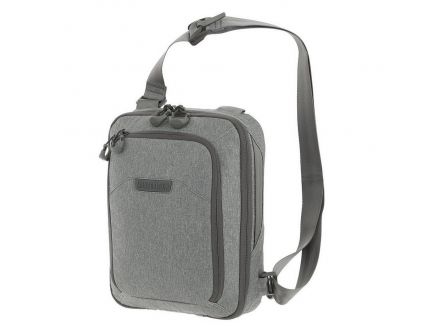 Maxpedition Entity Small Tech Sling Bag, 500 Denier N/P Hybrid Heathered Fabric, Ash - NTTSLTSAS