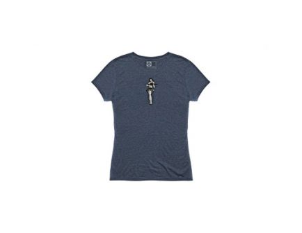 Magpul Hula Girl Women's Tee Shirt Medium, Navy - MAG1124