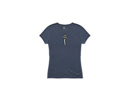 Magpul Hula Girl Women's Tee Shirt Small, Navy - MAG1124