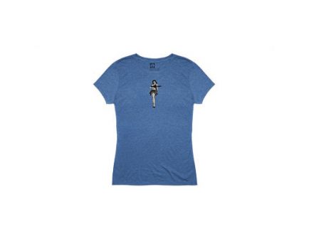 Magpul Hula Girl Women's Tee Shirt Medium, Royal Heather - MAG1124