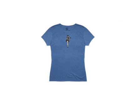 Magpul Hula Girl Women's Tee Shirt Small, Royal Heather - MAG1124