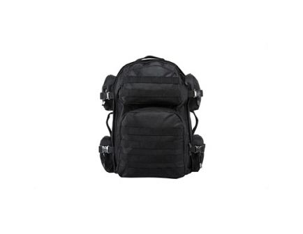 NCSTAR 18"x12"x6" Tactical Backpack w/ Adjustable Shoulder Straps, Black Nylon - CBB2911