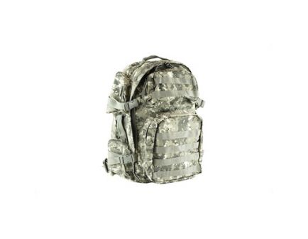NCSTAR 18"x12"x6" Tactical Backpack w/ Adjustable Shoulder Straps, Gray Digital Camo Nylon - CBD2911