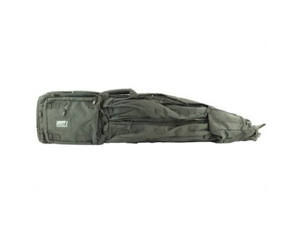NCSTAR 45" Drag Bag Rifle Case w/ Backpack Shoulder Straps, Urban Gray Nylon - CVDB2912U