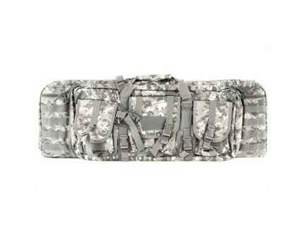 NCSTAR 36" Double Carbine Case w/ Interior Padded Fits Two Rifles, Gray Digital Camo Nylon - CVDC2946D-36