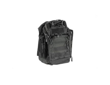 NCSTAR First Responder Utility Bag w/ Rear Concealed Carry Pocket & Shoulder Strap, Black Nylon - CVFRB2918B