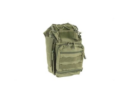NCSTAR First Responder Utility Bag w/ Rear Concealed Carry Pocket & Shoulder Strap, Green Nylon - CVFRB2918G