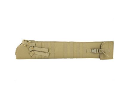 NCSTAR 29" Shotgun Scabbard w/ Six Metal D-Ring locations & Padded Shoulder Sling, Tan Nylon - CVSCB2917T