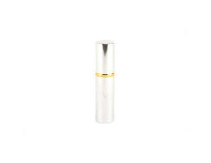 PS Products Hot Lips .75oz Pepper Spray, Lipstick Shaped Case, Silver - LSPS14-SLV