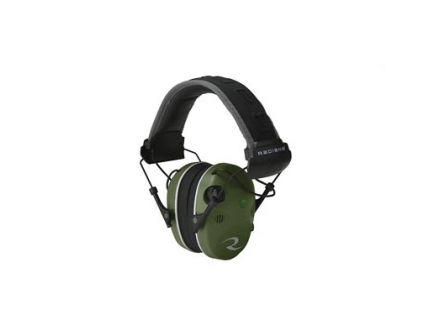 Radians R3400 Quad Mic NRR 24 Electronic Earmuff, Military Green - R3400EQCS
