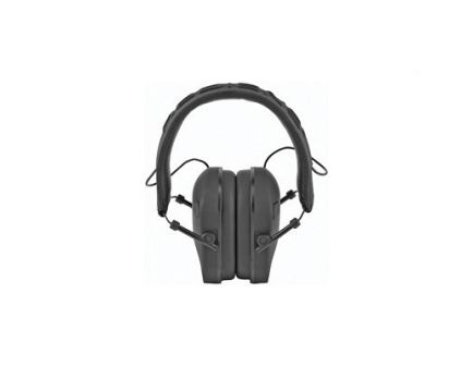 Radiants Vertex Slim Dual Mic NRR 22 Electronic Earmuffs, Black - VX0110CS