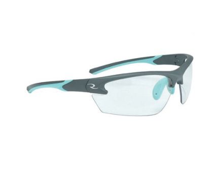Radians Lowset Ladies Glasses With Aqua And Charcoal Frame, Clear - WS2310CS
