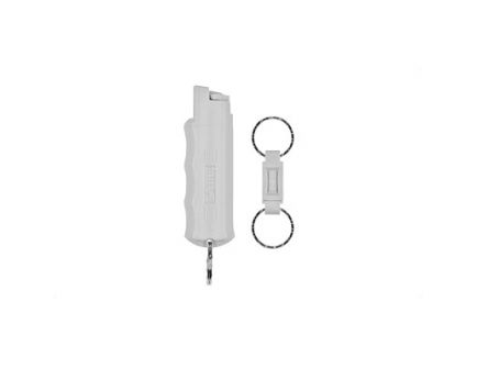 Sabre .54oz. Pepper Spray Key Chain, Light Gray w/ Quick Release - HC-14-LG-US