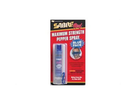 Sabre .75oz Pepper Spray Key Chain w/ Red Pepper & Blue UV Dye - HC-22-TC-USBD