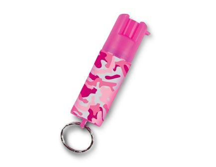 Sabre AKA Security Equipment Corp Camo Pepper Spray, 0.54 oz Aerosol Can, Pink - SPKC-14-PC-OC