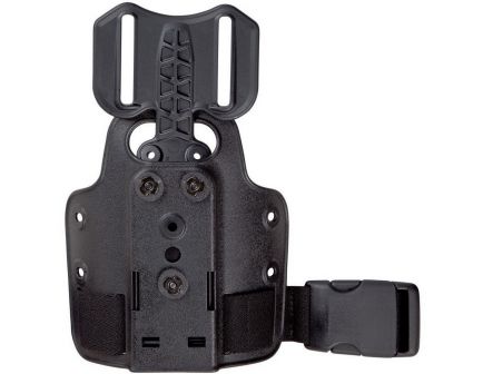 Safariland Single Strap Leg Shroud with Drop Flex Adapter for 2" to 2-1/4" W Belt Safariland Holsters, Black - 6004-25-2