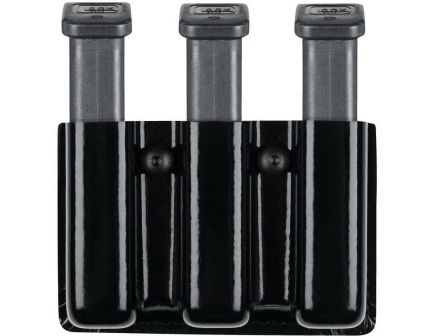 Safariland 775 Slimline Open Triple Magazine Pouch for Beretta Cougar 45, Glock 17/19/22/35 Pistols, STX Basketweave Black - 775-83-48