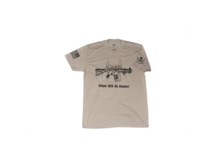 Spike's Tactical Stops ISIS Spike's Tactical Tee Shirt Medium, Gray - SGT1071-M