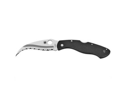 Spyderco Civilian 4.125" Spyder Edge Reverse S Folding Knife, Satin - C12GS
