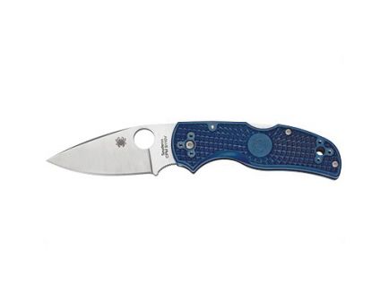 Spyderco Native 5 Plain Edge Lightweight Folding Knife, Dark Blue - C41PDBL5