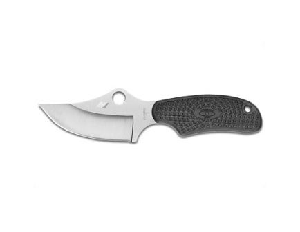 Spyderco ARK Plain Edge Lightweight Fixed Blade Knife With Sheath, Black - FB35PBK