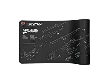 TekMat Mossberg 12"x36" Shotgun Mat With Small Microfiber TekTowel, Black - R36-MOSSBERG