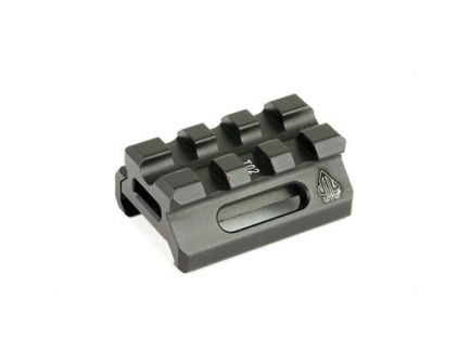 Leapers UTG Super Slim Picatinny Riser Mount 12" Height 3 Slots., Black - MT-RSX5S